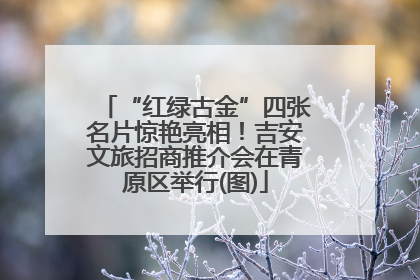 “红绿古金”四张名片惊艳亮相！吉安文旅招商推介会在青原区举行(图)