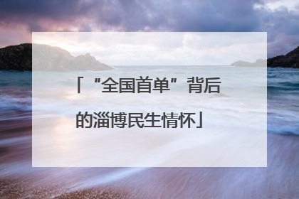 “全国首单”背后的淄博民生情怀