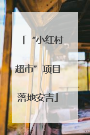 “小红村超市”项目落地安吉