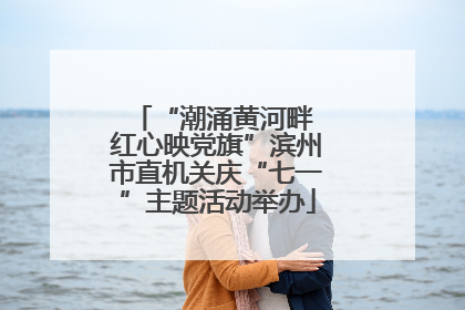 “潮涌黄河畔 红心映党旗”滨州市直机关庆“七一”主题活动举办