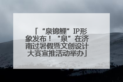 “泉锦鲤”IP形象发布！“泉”在济南过暑假暨文创设计大赛宣推活动举办
