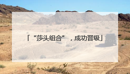 “莎头组合”，成功晋级