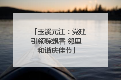 玉溪元江:党建引领粽飘香 邻里和谐庆佳节