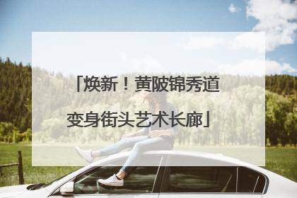 焕新！黄陂锦秀道变身街头艺术长廊