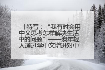 特写：“我有时会用中文思考怎样解决生活中的问题”——澳年轻人通过学中文增进对中华文化的理解