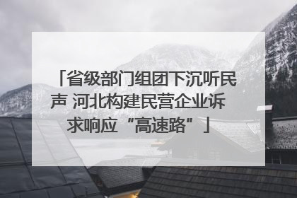 省级部门组团下沉听民声 河北构建民营企业诉求响应“高速路”