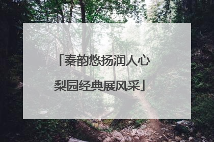 秦韵悠扬润人心 梨园经典展风采