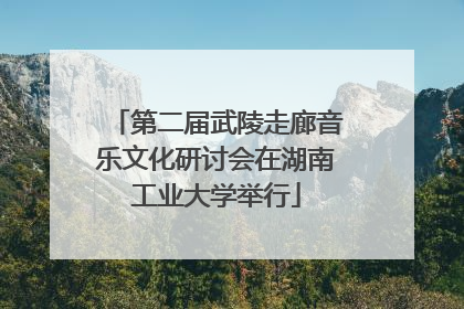第二届武陵走廊音乐文化研讨会在湖南工业大学举行