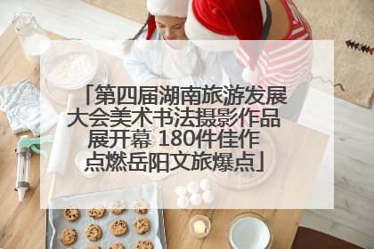 第四届湖南旅游发展大会美术书法摄影作品展开幕 180件佳作点燃岳阳文旅爆点