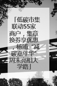 低碳市集联动55家商户，集章换券享优惠，杨浦“减碳嘉年华”周末亮相大学路
