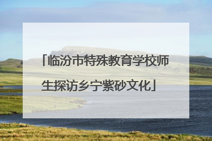 临汾市特殊教育学校师生探访乡宁紫砂文化