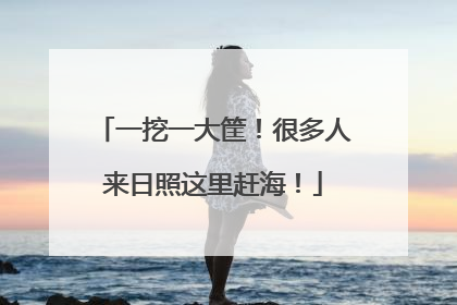 一挖一大筐！很多人来日照这里赶海！