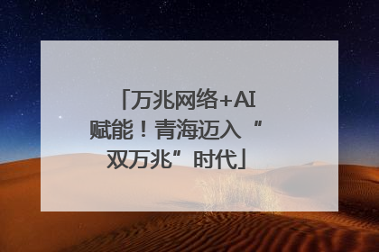 万兆网络+AI赋能！青海迈入“双万兆”时代