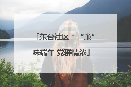 东台社区：“廉”味端午 党群情浓