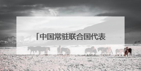中国常驻联合国代表谴责美国袭击伊朗：损害美国自身信誉