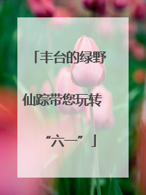 丰台的绿野仙踪带您玩转“六一”