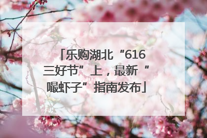 乐购湖北“616三好节”上，最新“嘬虾子”指南发布