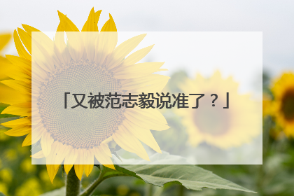 又被范志毅说准了？