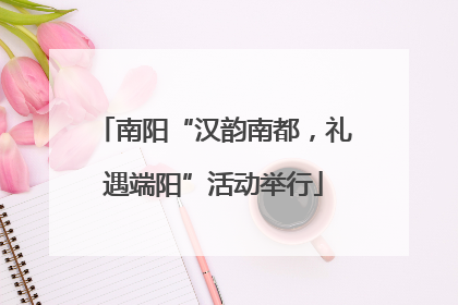 南阳“汉韵南都，礼遇端阳”活动举行