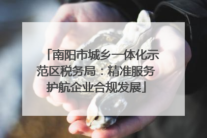南阳市城乡一体化示范区税务局：精准服务护航企业合规发展