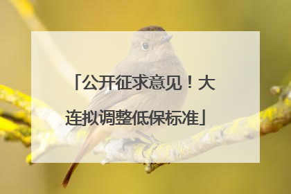 公开征求意见！大连拟调整低保标准