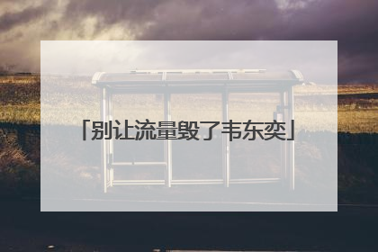 别让流量毁了韦东奕