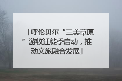 呼伦贝尔“三美草原”游牧迁徙季启动，推动文旅融合发展