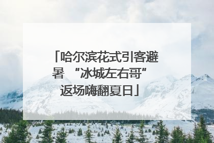 哈尔滨花式引客避暑 “冰城左右哥”返场嗨翻夏日