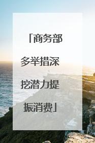 商务部多举措深挖潜力提振消费