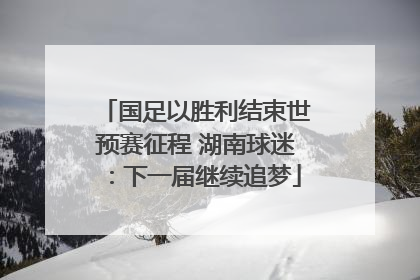 国足以胜利结束世预赛征程 湖南球迷：下一届继续追梦