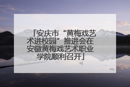 安庆市“黄梅戏艺术进校园”推进会在安徽黄梅戏艺术职业学院顺利召开