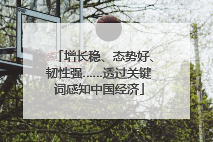 增长稳、态势好、韧性强……透过关键词感知中国经济