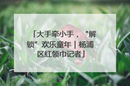 大手牵小手，“解锁”欢乐童年｜杨浦区红领巾记者