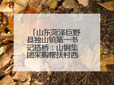 山东菏泽巨野县独山镇第一书记搭桥：山钢集团采购帮扶村西瓜助农增收