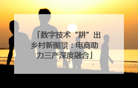 数字技术“耕”出乡村新图景：电商助力三产深度融合
