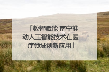 数智赋能 南宁推动人工智能技术在医疗领域创新应用