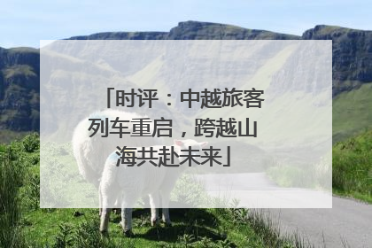 时评：中越旅客列车重启，跨越山海共赴未来