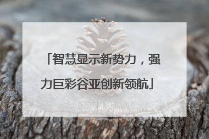 智慧显示新势力，强力巨彩谷亚创新领航