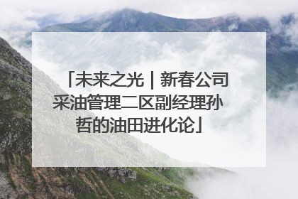 未来之光｜新春公司采油管理二区副经理孙哲的油田进化论