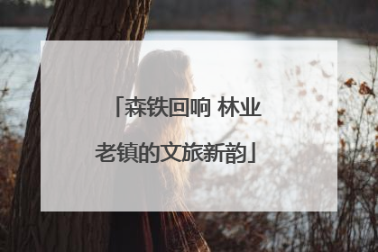 森铁回响 林业老镇的文旅新韵
