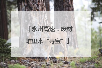永州高速：废材堆里来“寻宝”