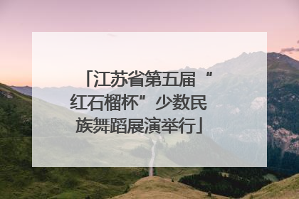 江苏省第五届“红石榴杯”少数民族舞蹈展演举行