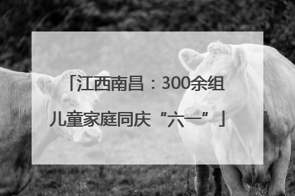江西南昌：300余组儿童家庭同庆“六一”