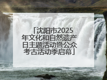沈阳市2025年文化和自然遗产日主题活动暨公众考古活动季启幕