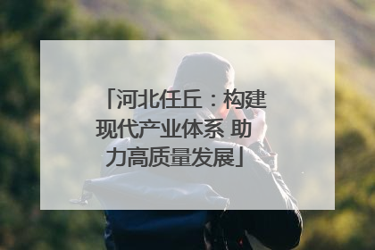 河北任丘：构建现代产业体系 助力高质量发展