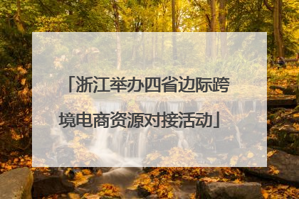 浙江举办四省边际跨境电商资源对接活动