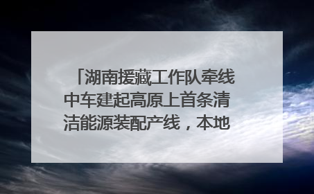 湖南援藏工作队牵线中车建起高原上首条清洁能源装配产线，本地大学生成车间检验员
