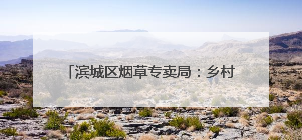 滨城区烟草专卖局：乡村振兴路上的“烟草答卷”
