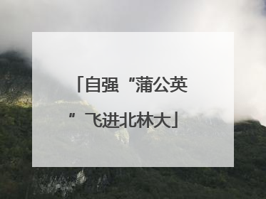 自强“蒲公英”飞进北林大