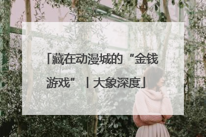 藏在动漫城的“金钱游戏”丨大象深度